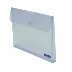 Sobre velcro A4 fuelle 3cms cristal