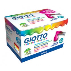 Témpera escolar 25ml rojo Giotto