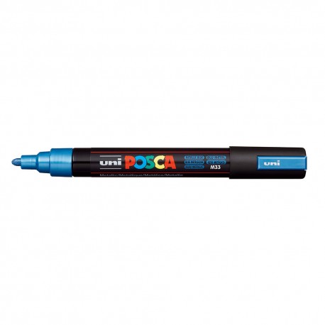 Rot Posca PC5m azul metálico ud